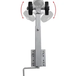 vidaXL 2-delige Rollerboegsteunenset voor boottrailer 59-84 cm