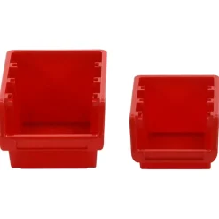 vidaXL 30-delige Sorteersysteemset 77x39 cm polypropeen rood en zwart