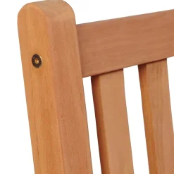vidaXL 4-delige Tuinset massief teakhout