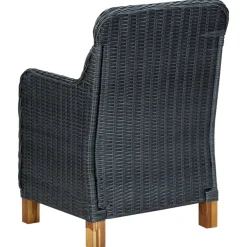 vidaXL 7-delige Tuinset met kussens poly rattan lichtgrijs
