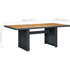 vidaXL 7-delige Tuinset met kussens poly rattan lichtgrijs