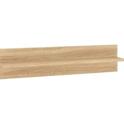 vidaXL 6-delige Tv-wandmeubelset met LED bewerkt hout sonoma eiken