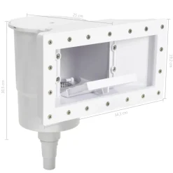 vidaXL 11-delige Zwembadskimmer 34,3x25x30,5 cm