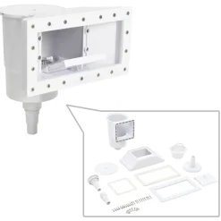 vidaXL 11-delige Zwembadskimmer 34,3x25x30,5 cm