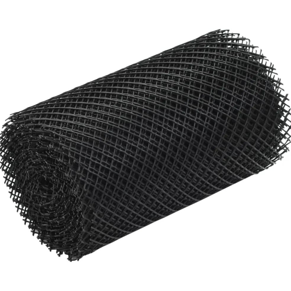 vidaXL 4-delig Gootgaas met klemmen 1,08 ㎡ HDPE