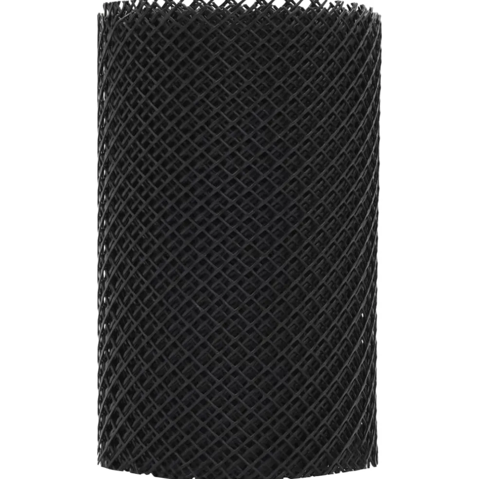 vidaXL 4-delig Gootgaas met klemmen 1,08 ㎡ HDPE