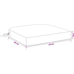 vidaXL 1-delig Zitkussen SOEST 100% Polyester Crèmekleurig