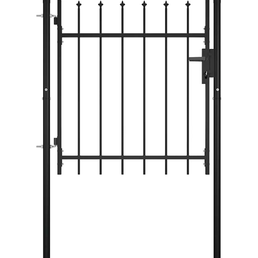 vidaXL Deurhek BOXTEL met speerpunt bovenaan 100x75 cm