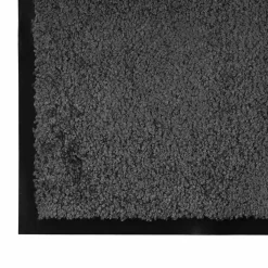 vidaXL Deurmat Antraciet 60 x 40 x 1.2 cm Teddy Stof