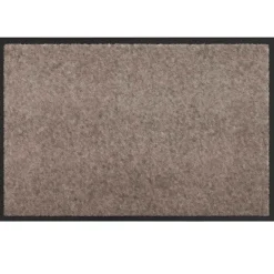 vidaXL Deurmat Beige 60 x 40 x 1.2 cm Teddy Stof