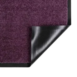 vidaXL Deurmat Bordeauxrood 60 x 40 x 1.2 cm Teddy Stof