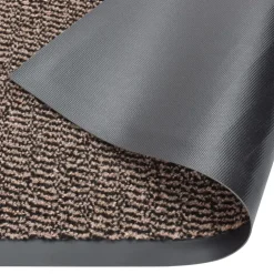 vidaXL Deurmat getuft 40x60 cm donkerbruin