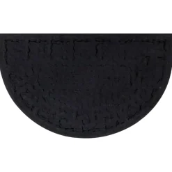 vidaXL Deurmat halfrond 45x75 cm rubber en kokosvezel