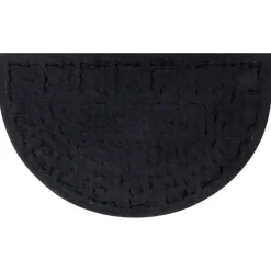 vidaXL Deurmat halfrond 45x75 cm rubber en kokosvezel