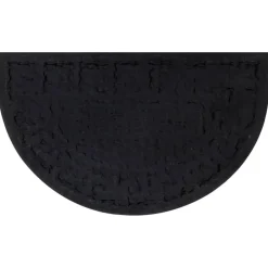 vidaXL Deurmat halfrond 45x75 cm rubber en kokosvezel