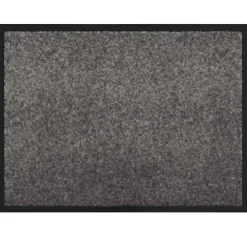 vidaXL Deurmat Lichtgrijs 60 x 80 x 1.2 cm Teddy Stof