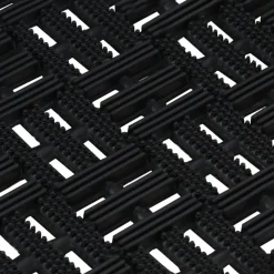 vidaXL Deurmat rechthoekig 45x75 cm rubber