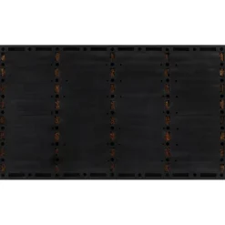 vidaXL Deurmat rechthoekig 45x75 cm rubber en kokosvezel