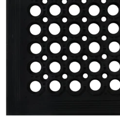 vidaXL Deurmat rechthoekig 60x90 cm rubber