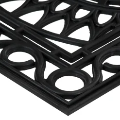 vidaXL Deurmat rechthoekig 45x75 cm rubber