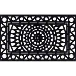 vidaXL Deurmat rechthoekig 45x75 cm rubber