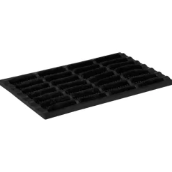 vidaXL Deurmat rechthoekig 40x60 cm rubber en kokosvezel