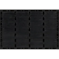 vidaXL Deurmat rechthoekig 40x60 cm rubber en kokosvezel