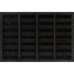 vidaXL Deurmat rechthoekig 40x60 cm rubber en kokosvezel