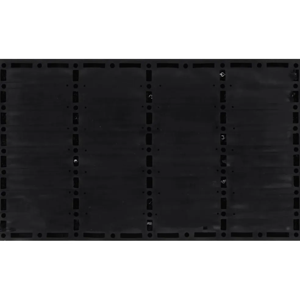 vidaXL Deurmat rechthoekig 45x75 cm rubber en kokosvezel