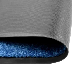 vidaXL Deurmat wasbaar 60x180 cm blauw