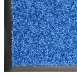 vidaXL Deurmat wasbaar 60x180 cm blauw