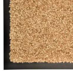 vidaXL Deurmat wasbaar 40x60 cm crème