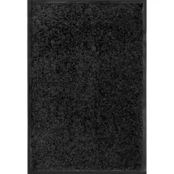 vidaXL Deurmat wasbaar 40x60 cm zwart