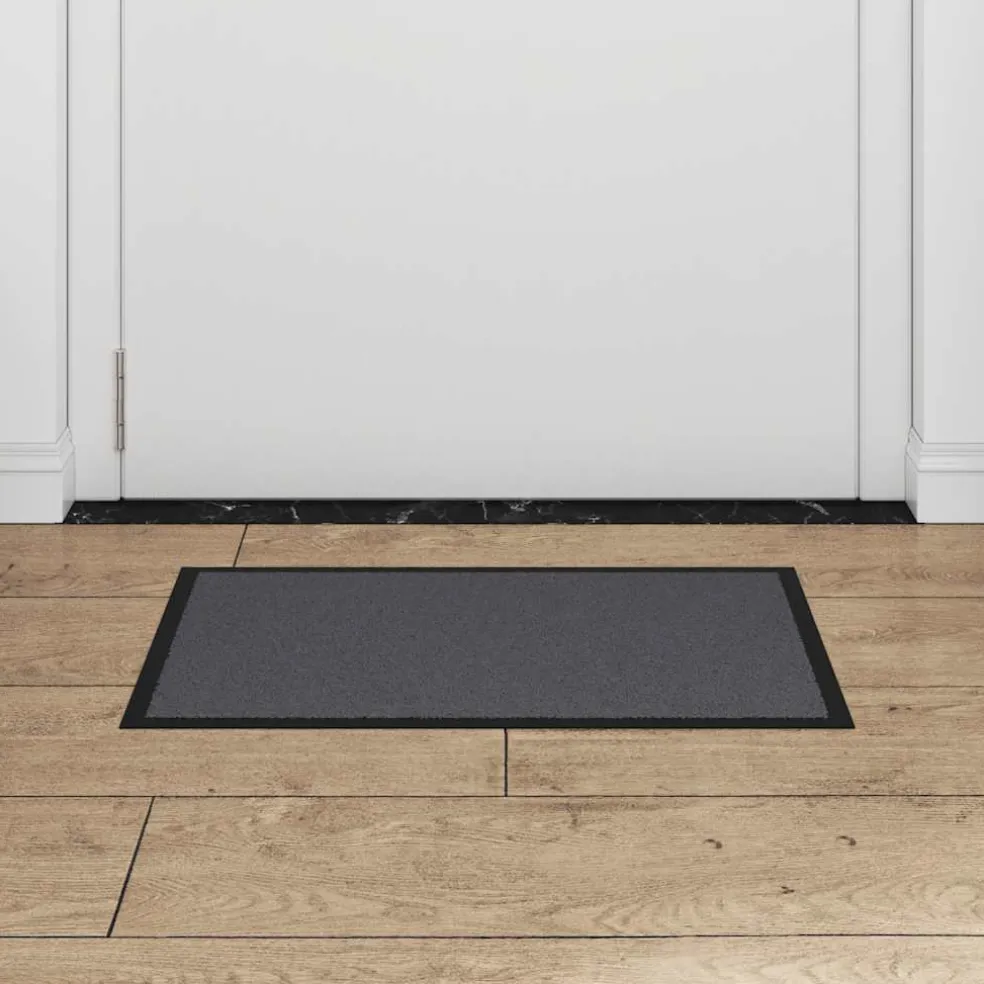 vidaXL Deurmat 40x60 cm antracietkleurig