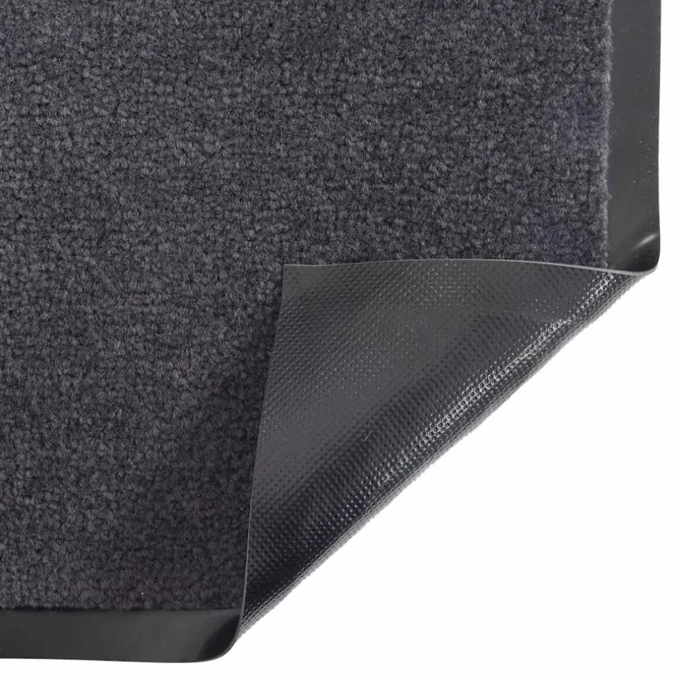 vidaXL Deurmat 40x60 cm antracietkleurig
