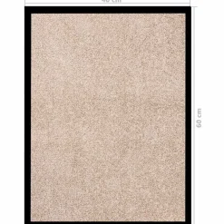 vidaXL Deurmat 40x60 cm beige