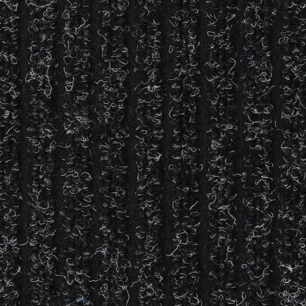 vidaXL Deurmat 40x60 cm gestreept antracietkleurig