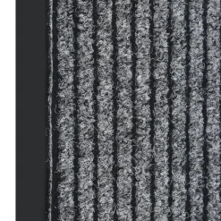 vidaXL Deurmat 40x60 cm gestreept grijs