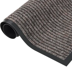 vidaXL Deurmat 40x60 cm gestreept beige