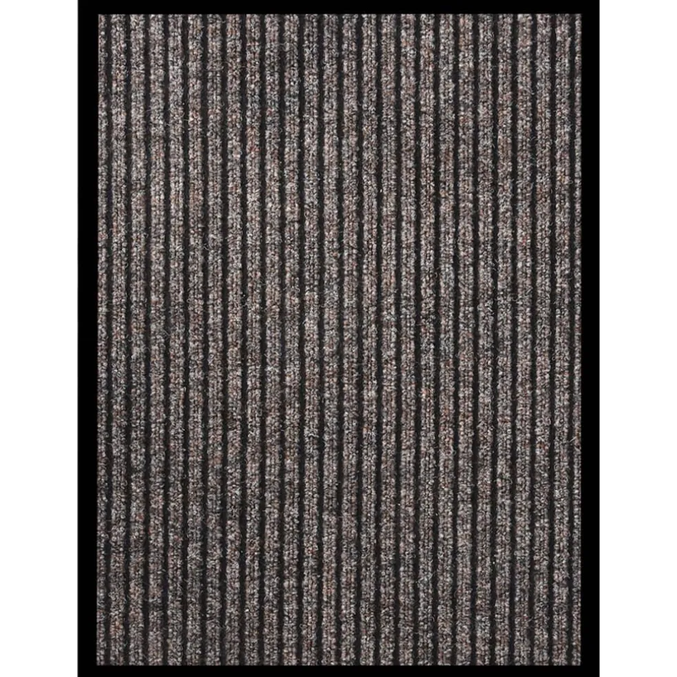vidaXL Deurmat 40x60 cm gestreept beige