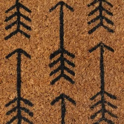 vidaXL Deurmat 40x60 cm getufte kokosvezel naturel