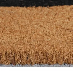 vidaXL Deurmat 40x60 cm getufte kokosvezel naturel