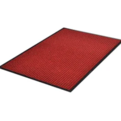vidaXL Deurmat 90x120 cm PVC rood