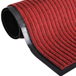 vidaXL Deurmat 90x120 cm PVC rood
