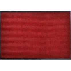 vidaXL Deurmat 90x120 cm PVC rood