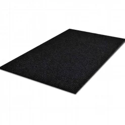 vidaXL Deurmat 90x60 cm PVC zwart