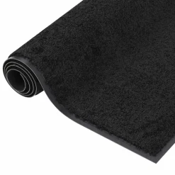 vidaXL Deurmat 40x60 cm zwart