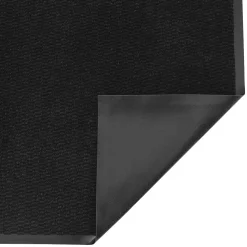 vidaXL Deurmat 60x90 cm zwart