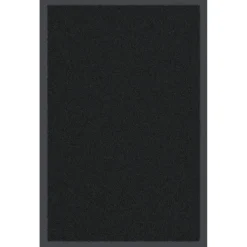 vidaXL Deurmat 40x60 cm zwart