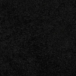 vidaXL Deurmat Zwart 60 x 80 x 1.2 cm Teddy Stof